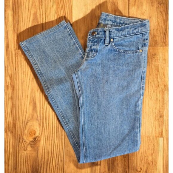 Oliveo MYOJ Womens Jeans Handmade 29W x 33L Ultra Low Rise Straight Leg READ - Picture 2 of 14